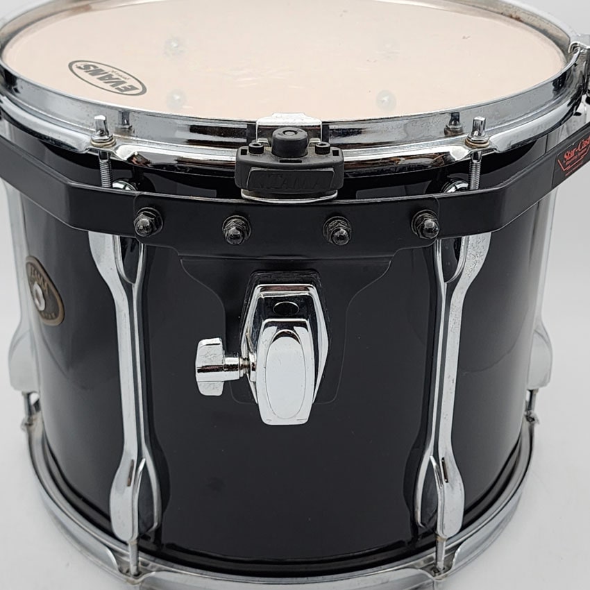 Used Tama Rockstar Tom 13x11 Piano Black w/ Mount - Good - Drum Center Of Portsmouth