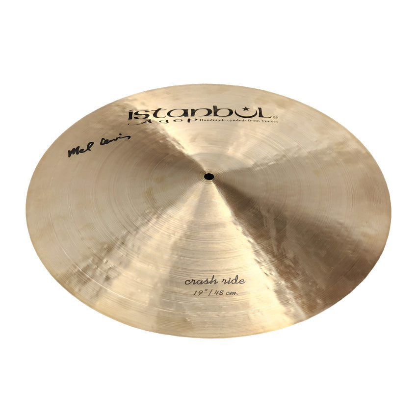 Used Istanbul Agop Mel Lewis Crash Ride Cymbal 19" - Very Good - Drum Center Of Portsmouth