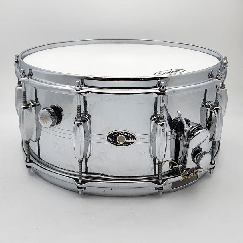 Used Vintage Slingerland Sound King COB Snare Drum 14x6.5 - Fair - Drum Center Of Portsmouth