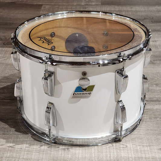 Used Vintage Ludwig 3pc Drum Set White Cortex - Very Good - Drum Center Of Portsmouth