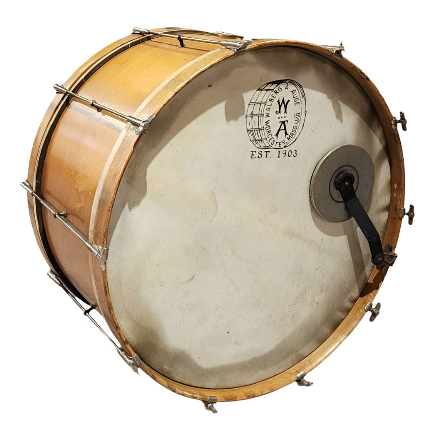 Used Vintage Walberg & Auge Single Tension Bass Drum 24x12 - Good - Drum Center Of Portsmouth