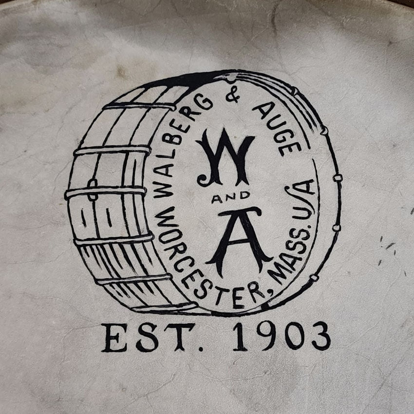 Used Vintage Walberg & Auge Single Tension Bass Drum 24x12 - Good - Drum Center Of Portsmouth