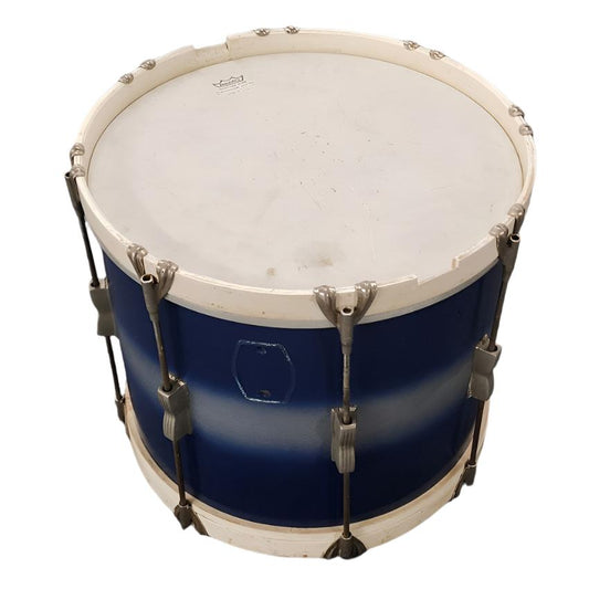 Used Vintage Ludwig Parade Drum Blue/Silver Duco 15x12 - Fair - Drum Center Of Portsmouth