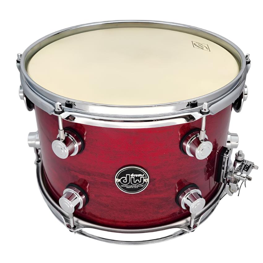Used DW Performance Snare Drum 12x8 Cherry Stain - Good - Drum Center Of Portsmouth