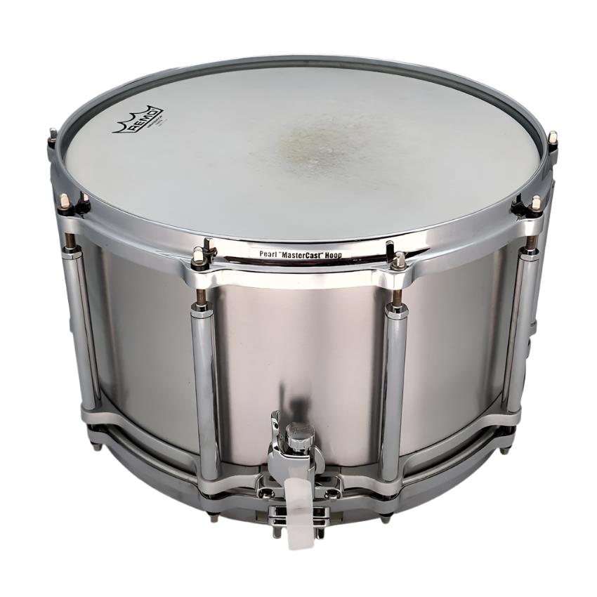 Used Pearl Seamless Aluminum Free Floating Snare Drum 14x8 - Very Good - Drum Center Of Portsmouth