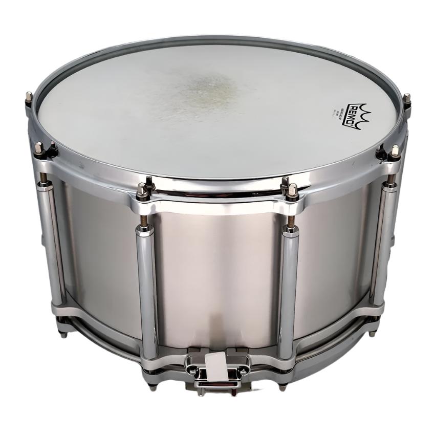 Used Pearl Seamless Aluminum Free Floating Snare Drum 14x8 - Very Good - Drum Center Of Portsmouth