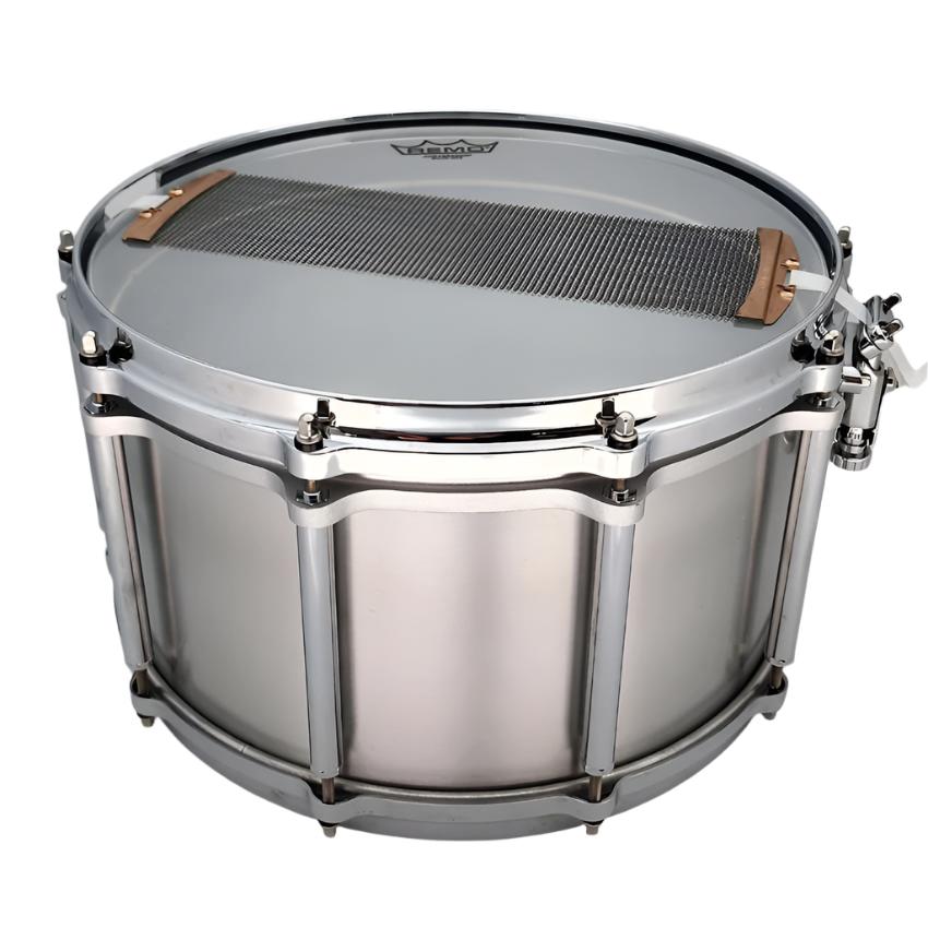 Used Pearl Seamless Aluminum Free Floating Snare Drum 14x8 - Very Good - Drum Center Of Portsmouth