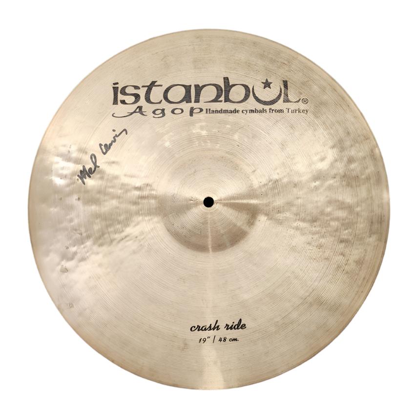 Used Istanbul Agop Mel Lewis Crash Ride Cymbal 19" 1767 grams - Good - Drum Center Of Portsmouth
