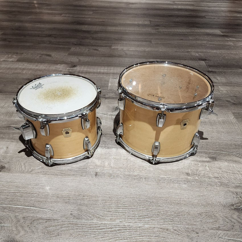 Used Ludwig Classic Maple 7pc Drum Set Natural Gloss - Very Good - Drum Center Of Portsmouth