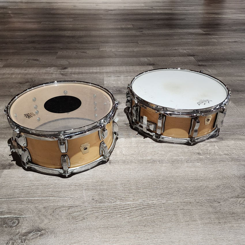 Used Ludwig Classic Maple 7pc Drum Set Natural Gloss - Very Good - Drum Center Of Portsmouth