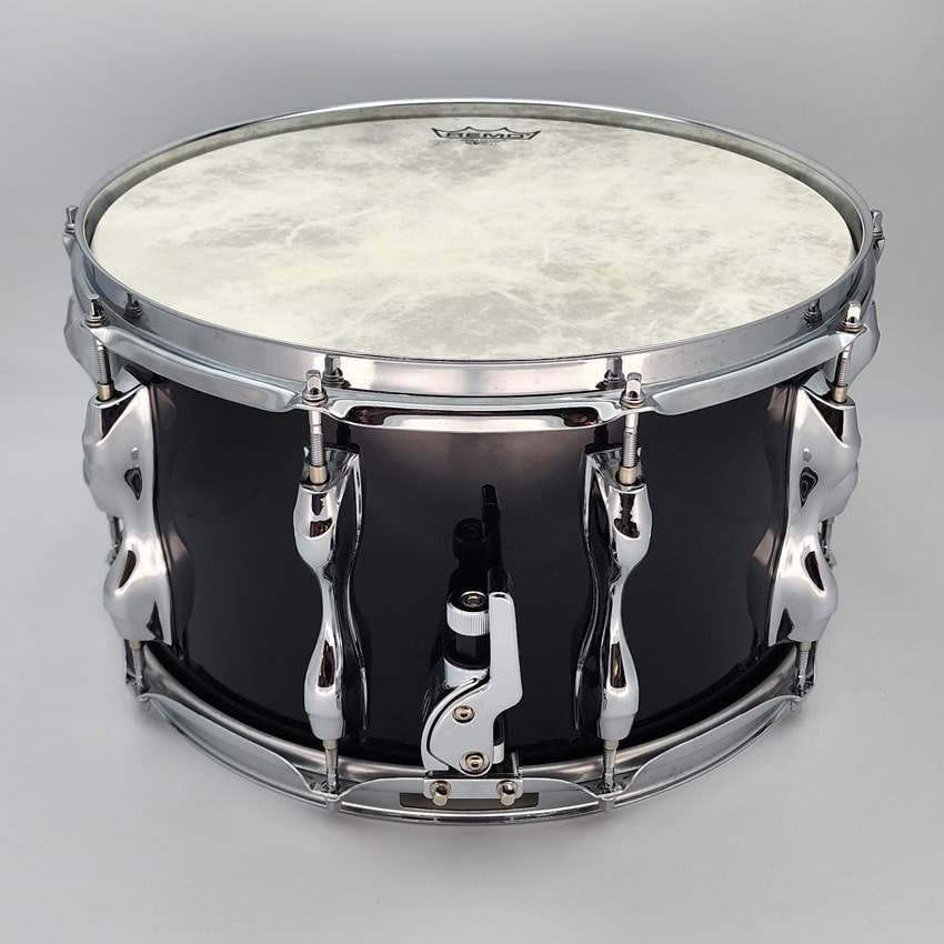 Used Yamaha Recording Custom Snare Drum 14x8 Solid Black - Good - Drum Center Of Portsmouth