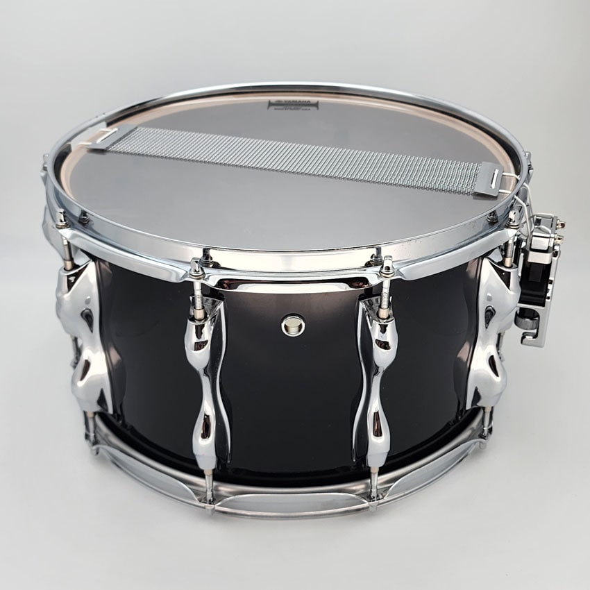 Used Yamaha Recording Custom Snare Drum 14x8 Solid Black - Good - Drum Center Of Portsmouth