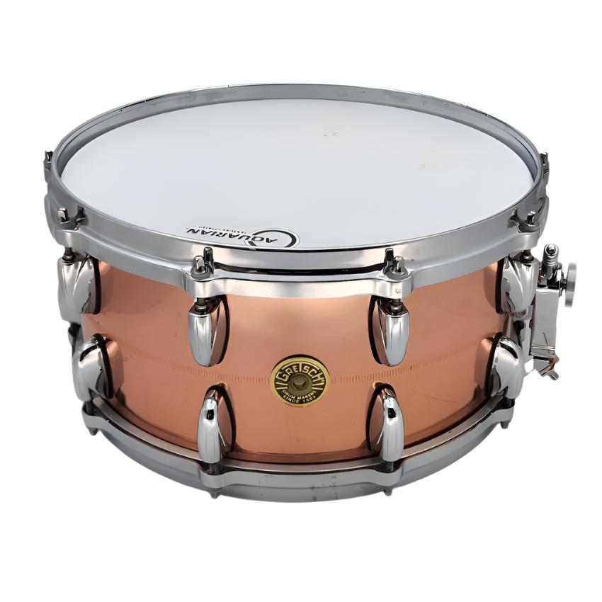 Used Gretsch USA Copper Snare Drum 14x6.5 - Good - Drum Center Of Portsmouth