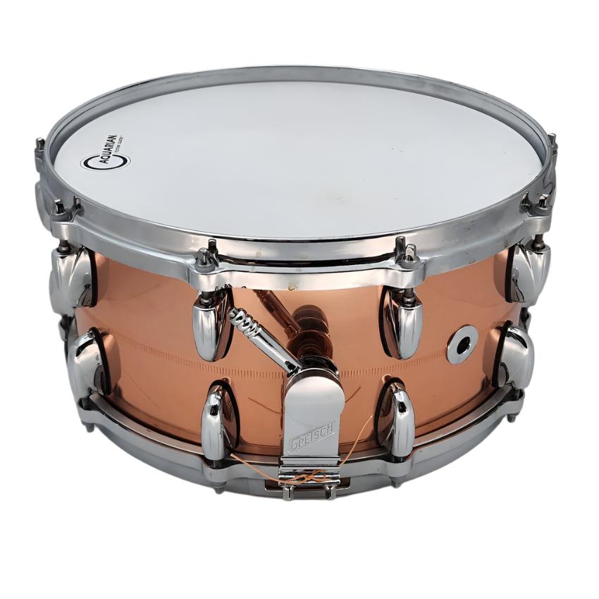 Used Gretsch USA Copper Snare Drum 14x6.5 - Good - Drum Center Of Portsmouth
