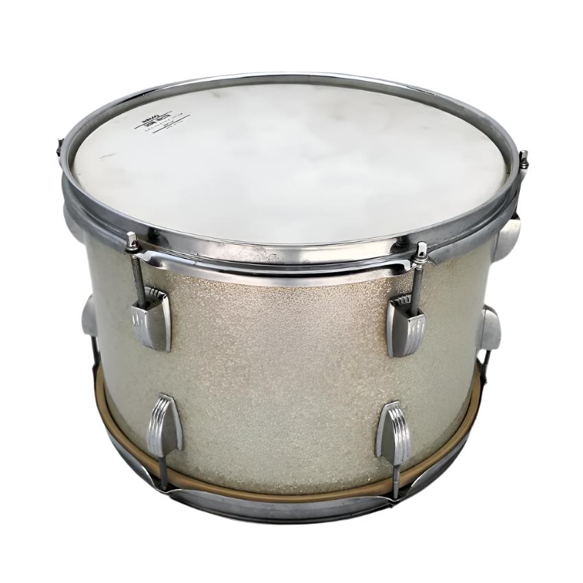 Used Vintage 1970s Ludwig Tom 13x9 Silver Sparkle - Good - Drum Center Of Portsmouth