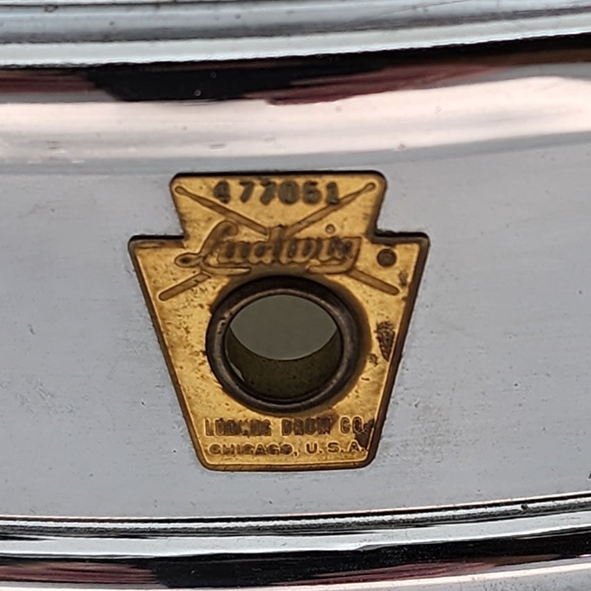 Used Vintage Ludwig Super Sensitive Snare Drum 14x5 - Good - Drum Center Of Portsmouth