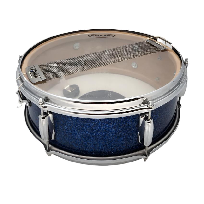 Used Vintage Slingerland 1960s 6-Lug Snare Drum 14x5 Blue Sparkle - Very Good - Drum Center Of Portsmouth