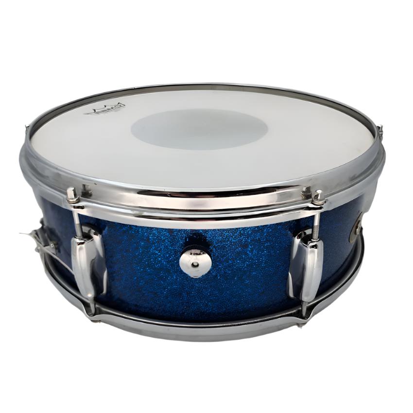 Used Vintage Slingerland 1960s 6-Lug Snare Drum 14x5 Blue Sparkle - Very Good - Drum Center Of Portsmouth