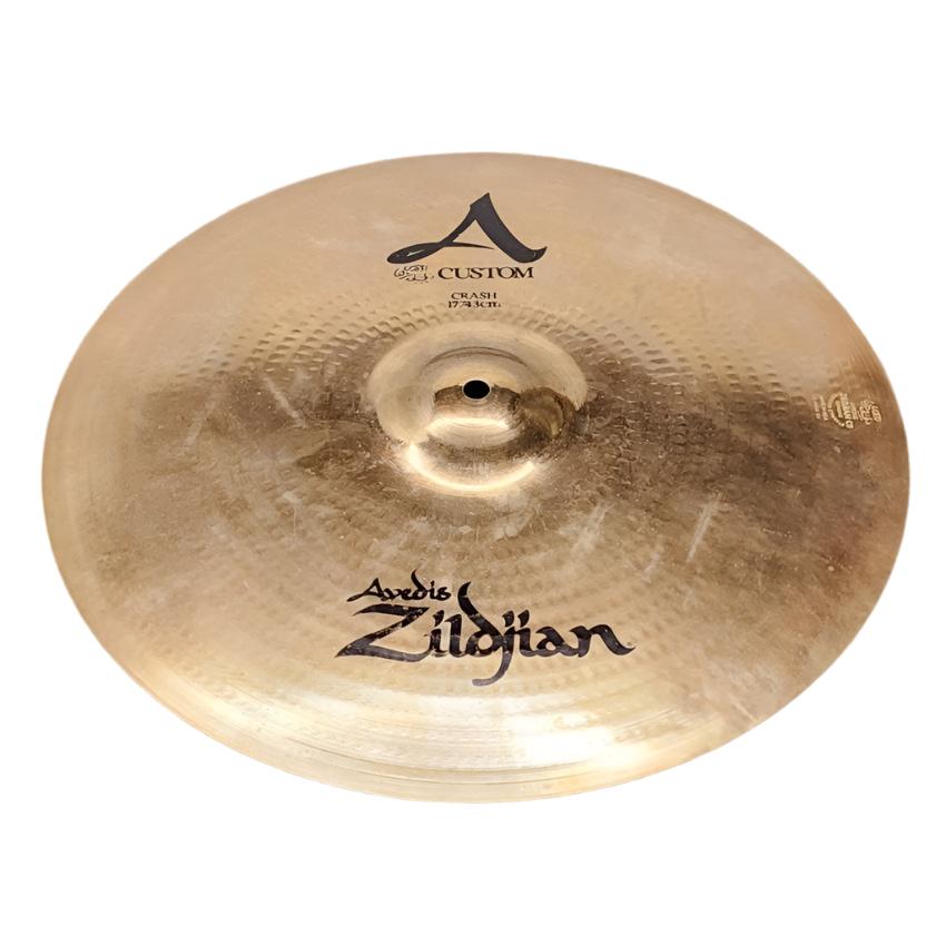 Used Zildjian A Custom Crash Cymbal 17" - Good - Drum Center Of Portsmouth