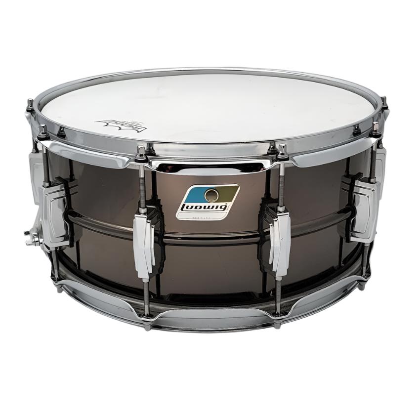 Used Ludwig Black Beauty B-Stock Snare Drum 14x6.5 - Good - Drum Center Of Portsmouth