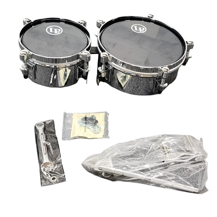 Used LP Mini Timbale Set 6" & 8" w/Mount - Excellent - Drum Center Of Portsmouth