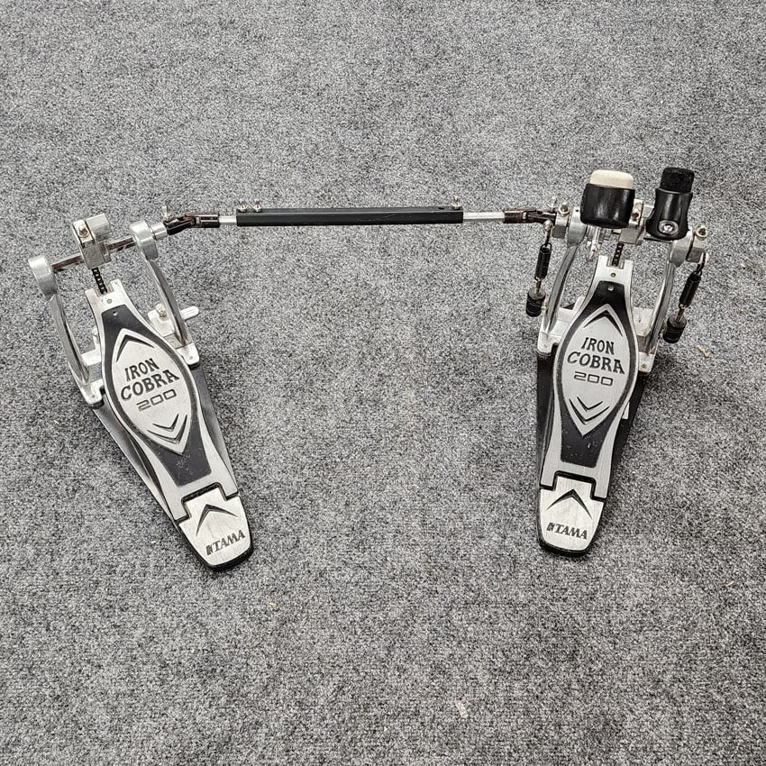 Used Tama Iron Cobra 200 Double Bass Drum Pedal - Good