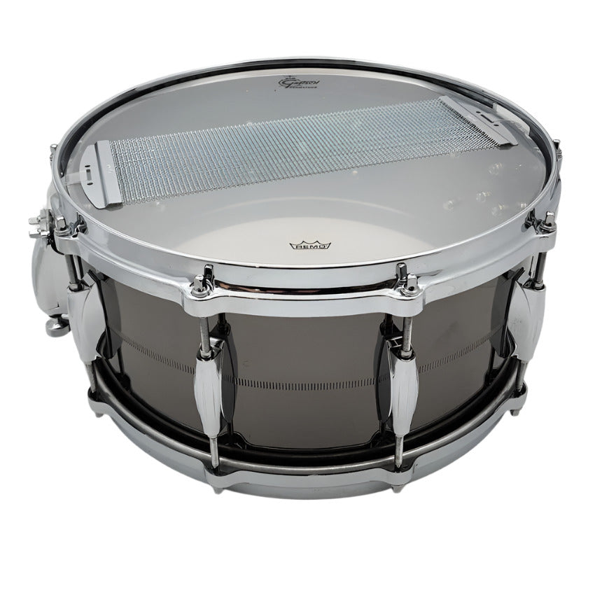 Used Gretsch USA Solid Steel Snare Drum 14x6.5 - Excellent - Drum Center Of Portsmouth