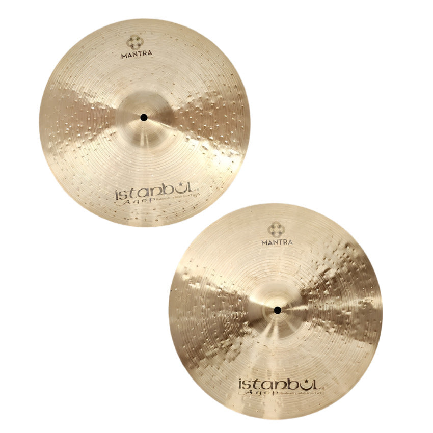 Used Istanbul Agop Mantra Hi Hat Cymbals 15" 980/1152 grams - Drum Center Of Portsmouth