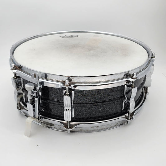 Used Ludwig Acrolite Black Galaxy Snare Drum 14x5 - Good - Drum Center Of Portsmouth