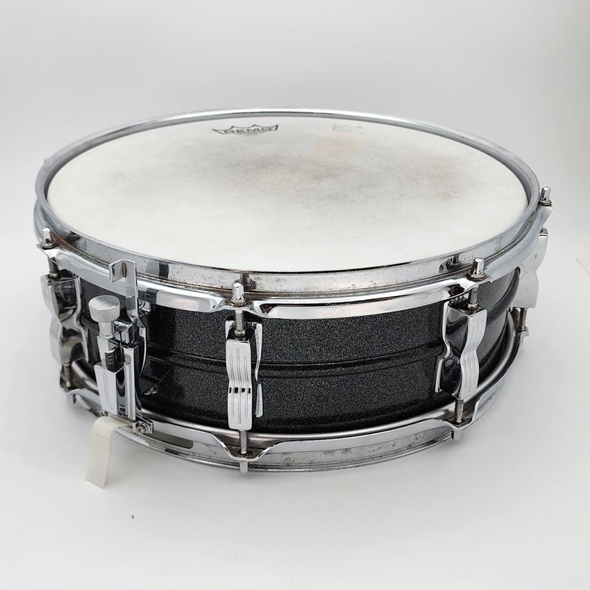 Used Ludwig Acrolite Black Galaxy Snare Drum 14x5 - Good - Drum Center Of Portsmouth