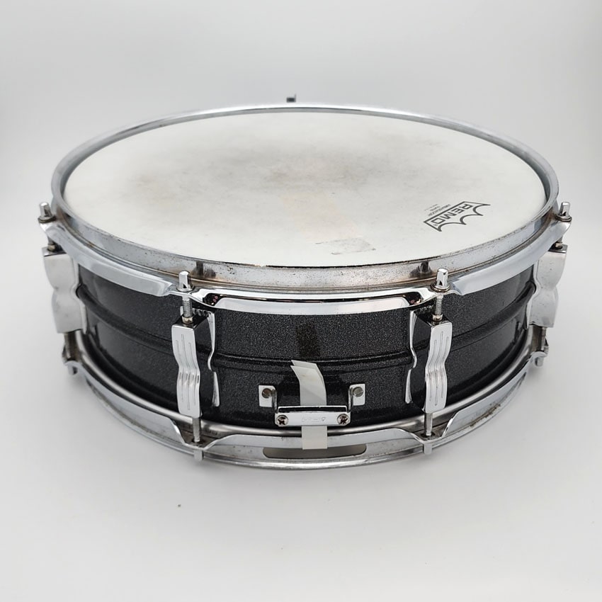 Used Ludwig Acrolite Black Galaxy Snare Drum 14x5 - Good - Drum Center Of Portsmouth