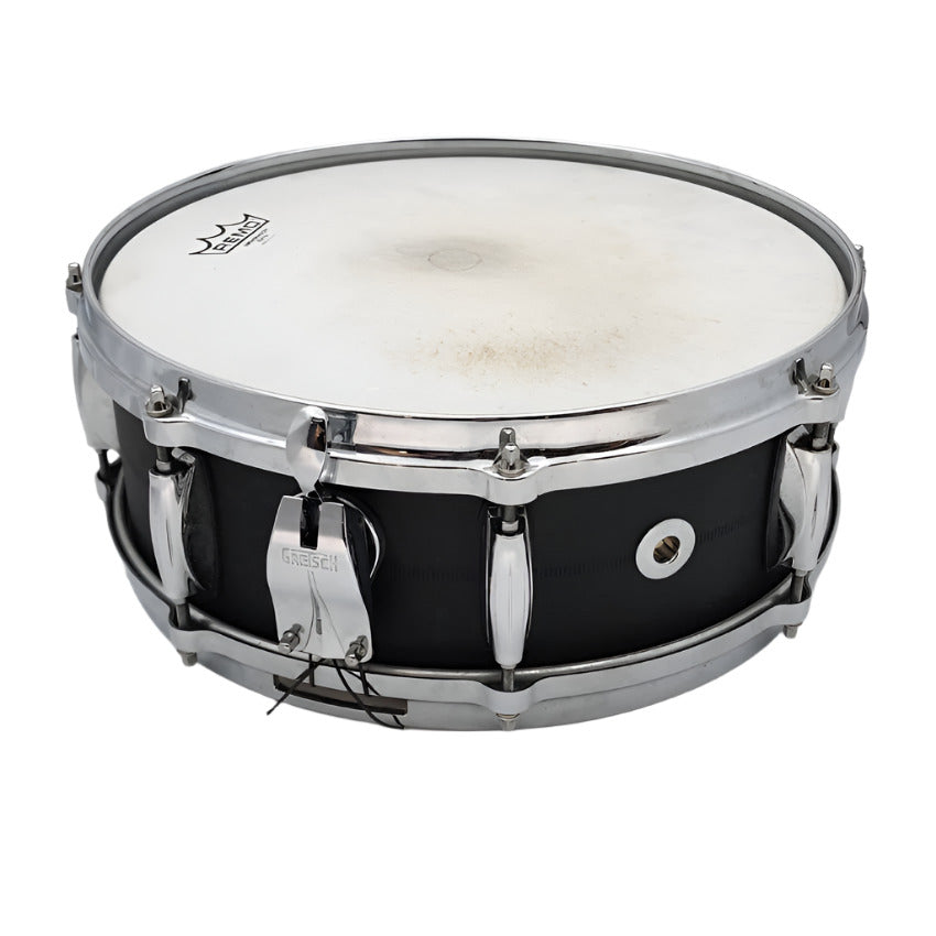 Used Gretsch USA Custom Black Copper Snare Drum 14x5 - Very Good - Drum Center Of Portsmouth