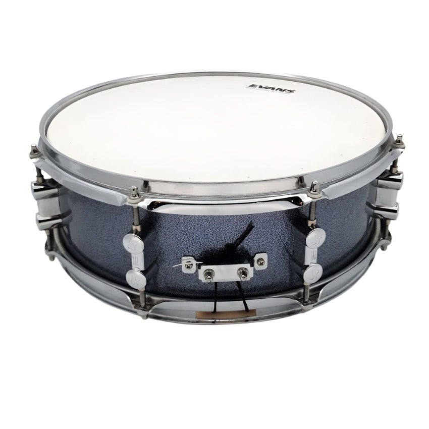 Used Sonor Safari Snare Drum 14x5 Black Galaxy Sparkle - Good - Drum Center Of Portsmouth