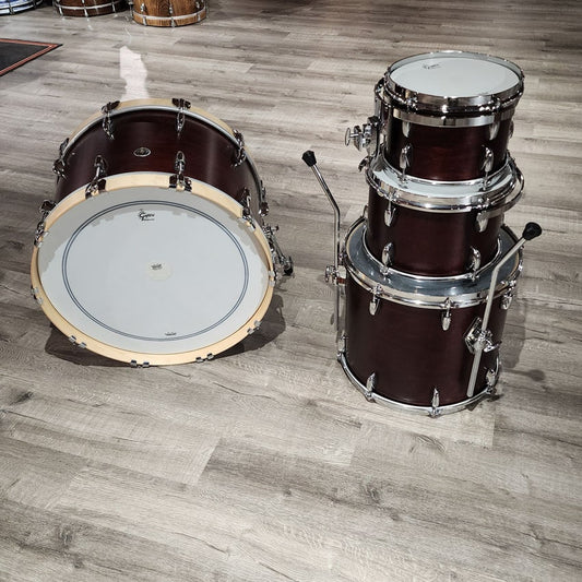 Used Gretsch Brooklyn Drum Set 4pc Satin Walnut - Very Good - Drum Center Of Portsmouth