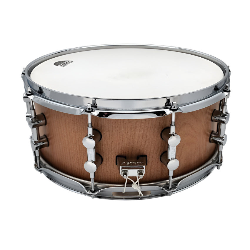 Used Sonor Kompressor Beech Snare Drum 14x6 - Very Good - Drum Center Of Portsmouth
