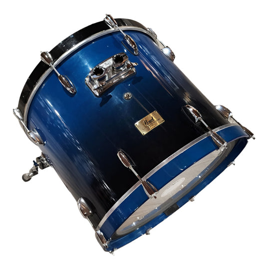 Used Pearl Session Custom Bass Drum 22x18 Blue to Black Fade - Good - Drum Center Of Portsmouth