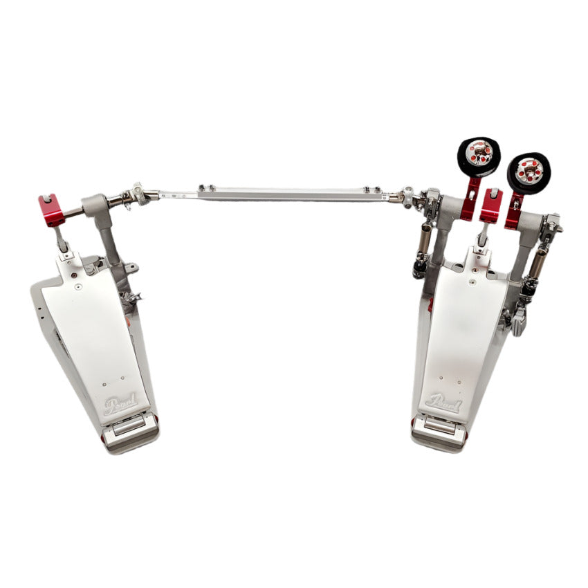 Used Pearl Demon XR Double Bass Drum Pedal w/Bag - Good - Drum Center Of Portsmouth