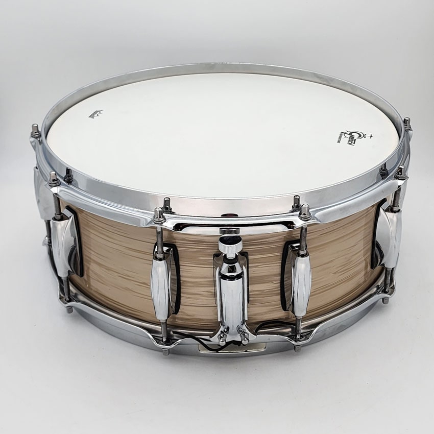 Used Gretsch Brooklyn Creme Oyster Snare Drum 14x5.5 - Excellent - Drum Center Of Portsmouth