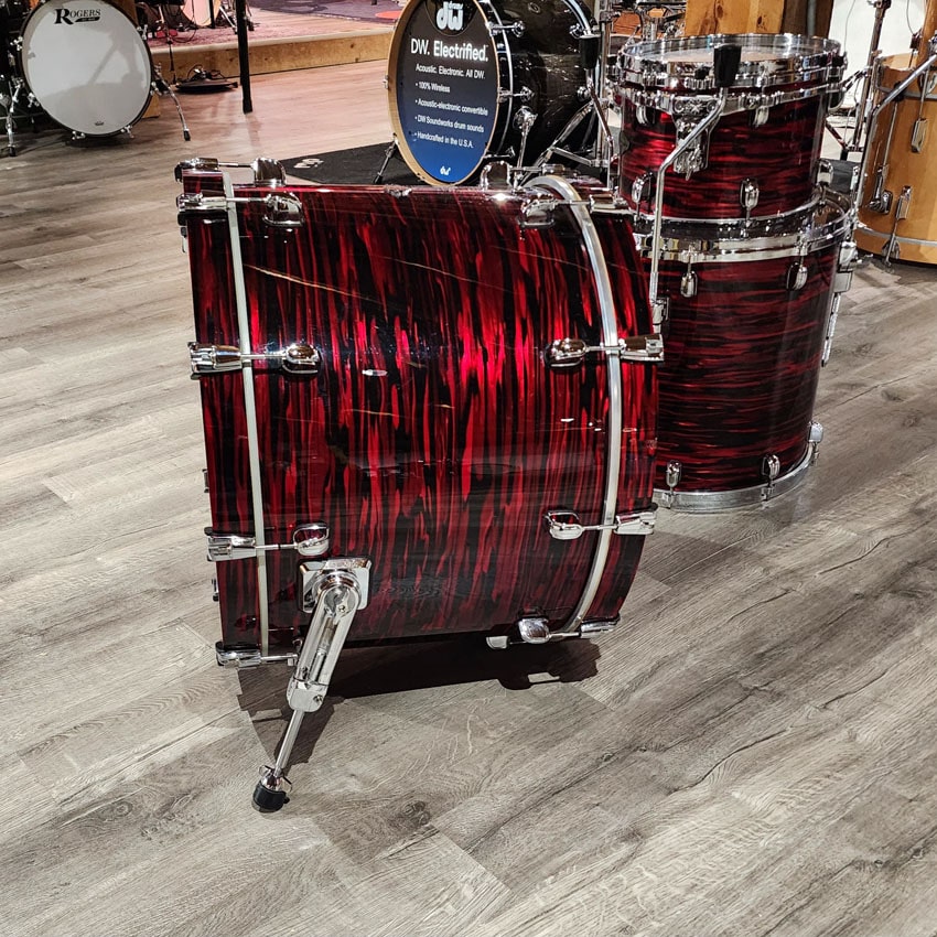 Used Tama Starclassic Performer Birch/Bubinga 3pc Drum Set Red Oyster - Good - Drum Center Of Portsmouth