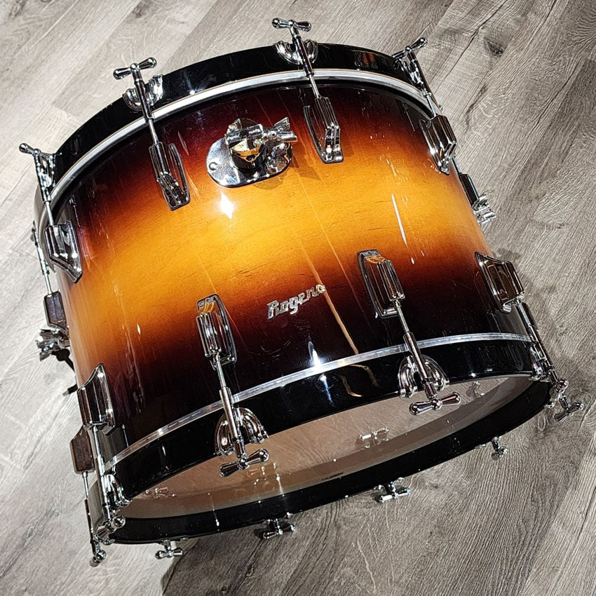 Used Rogers Powertone Limited Edition 3pc Drum Set Vintage Sunburst - Drum Center Of Portsmouth
