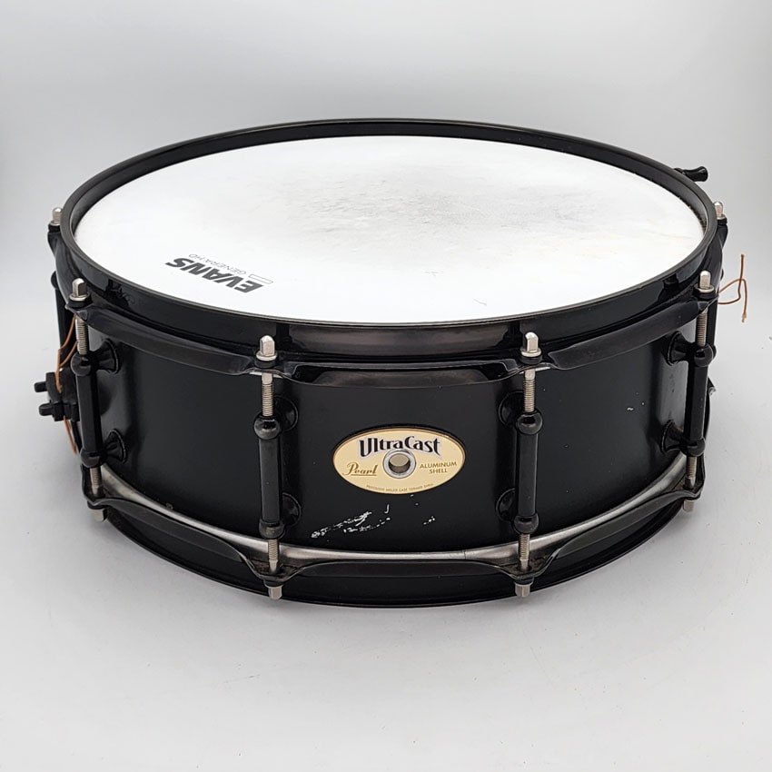 Used Pearl UltraCast Aluminum Snare Drum 14x5 - Fair - Drum Center Of Portsmouth