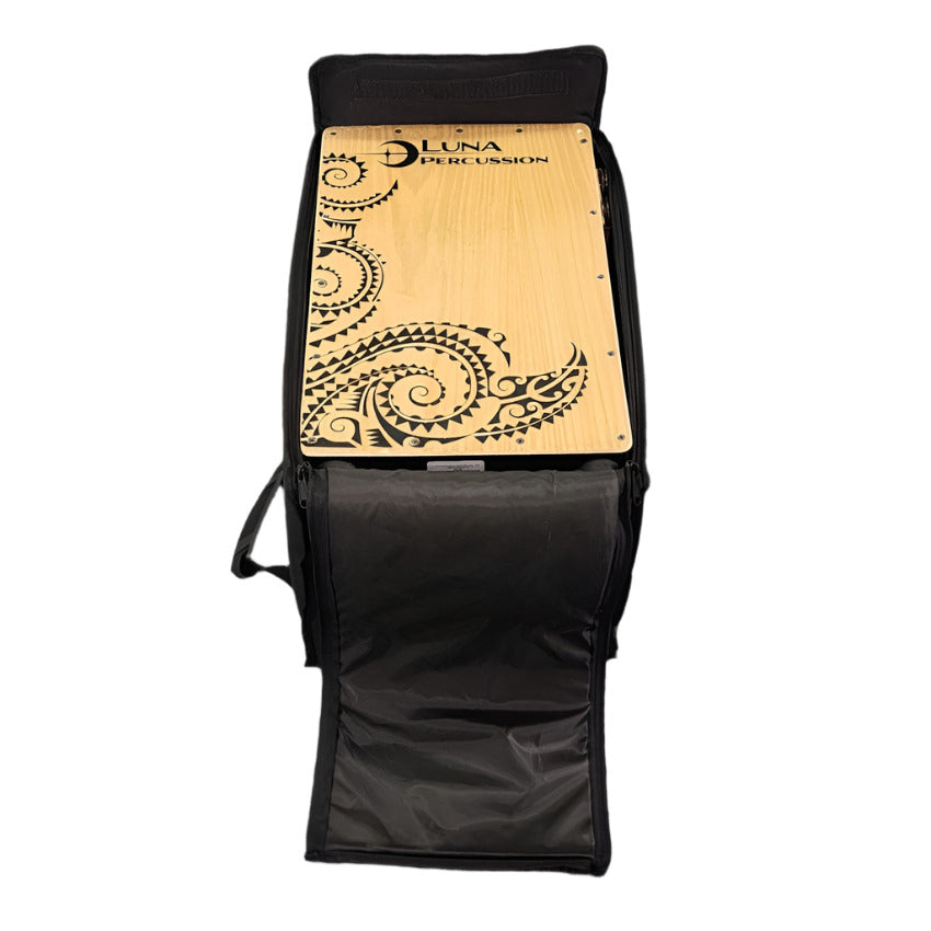 Used Luna Tattoo Cajon With Bag - Fair - Drum Center Of Portsmouth