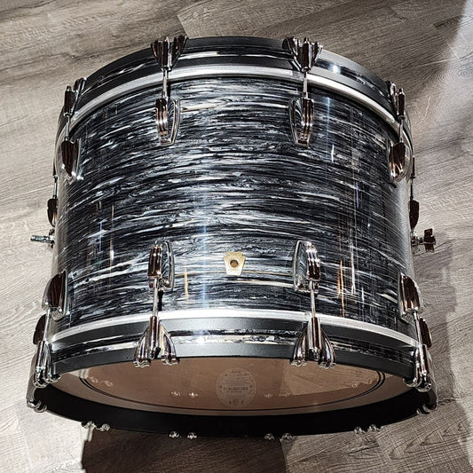 Used Ludwig Classic Maple 4pc Drum Set Vintage Black Oyster - Very Good - Drum Center Of Portsmouth