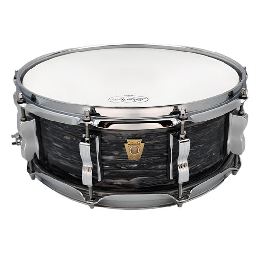 Used Ludwig Classic Maple Snare Drum 14x5 Vintage Black Oyster - Very Good - Drum Center Of Portsmouth