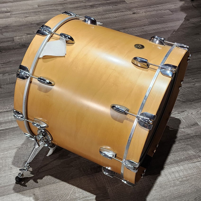 Used Gretsch USA Custom 5pc Drum Set Satin Natural - Very Good - Drum Center Of Portsmouth