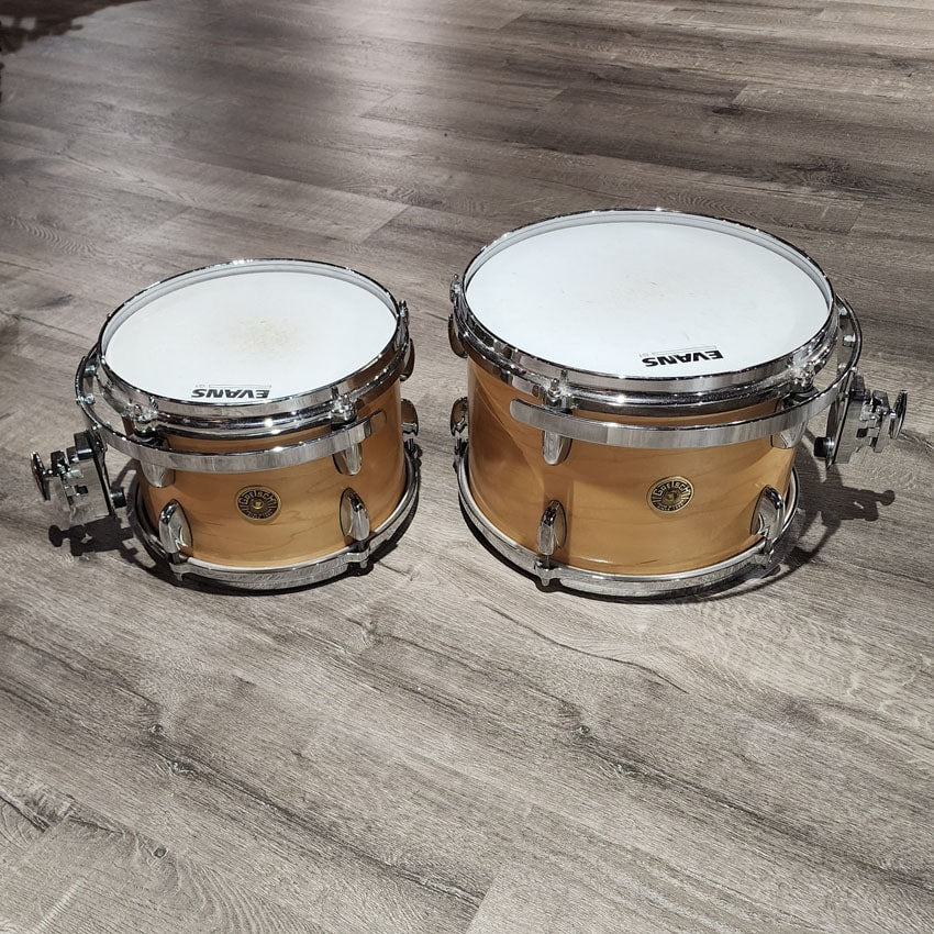 Used Gretsch USA Custom 5pc Drum Set Satin Natural - Very Good - Drum Center Of Portsmouth