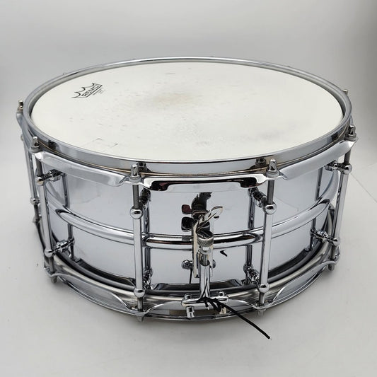 Used Joyful Noise Knight Hawk Snare Drum Chrome Plated 14x6.5 - Very Good - Drum Center Of Portsmouth