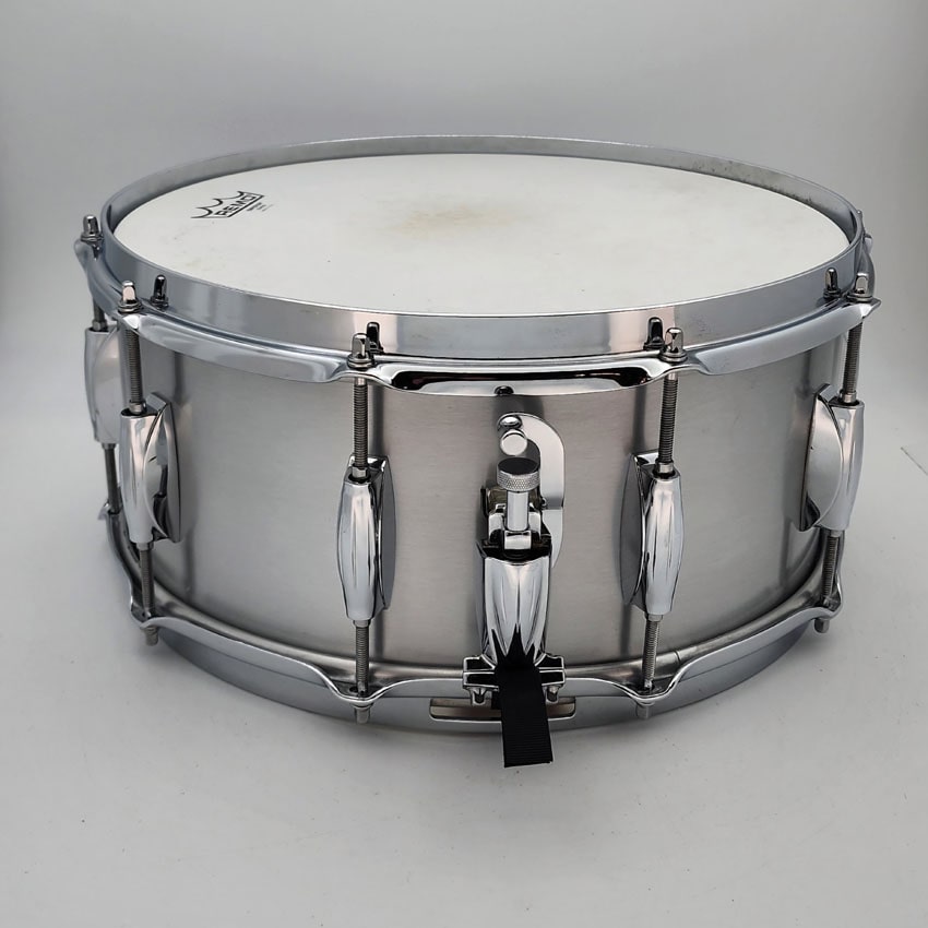 Used Gretsch Grand Prix Aluminum Snare Drum 14x6.5 - Very Good - Drum Center Of Portsmouth