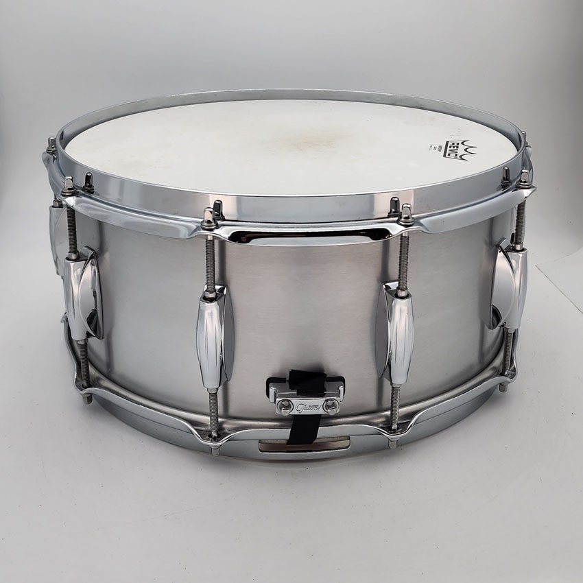 Used Gretsch Grand Prix Aluminum Snare Drum 14x6.5 - Very Good - Drum Center Of Portsmouth
