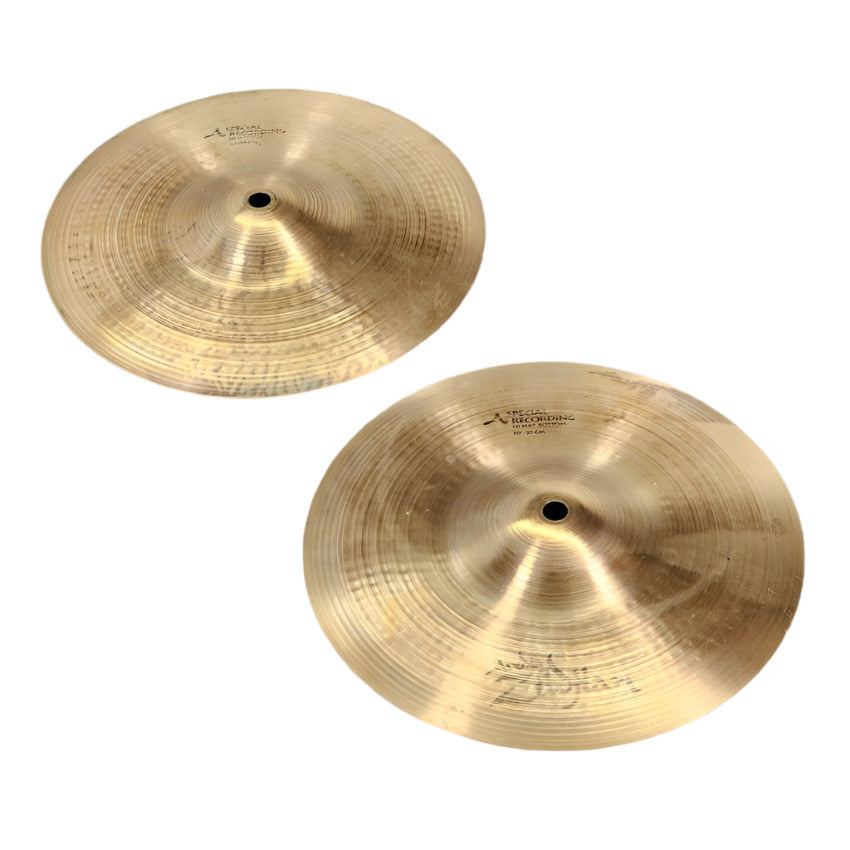 Used Zildjian A Special Recording Hi Hat Cymbals 10" 580/586 grams - Very Good - Drum Center Of Portsmouth
